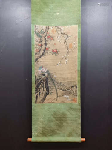 Chinese Song Dynasty Huangquan'S Exquisite Painting On Paper