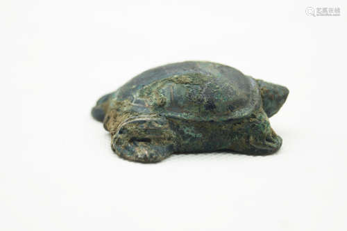 Chinese Rare And Exquisite Bronze Turtle
