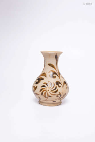 Chinese Cizhou Kiln Porcelain Vase Ornaments