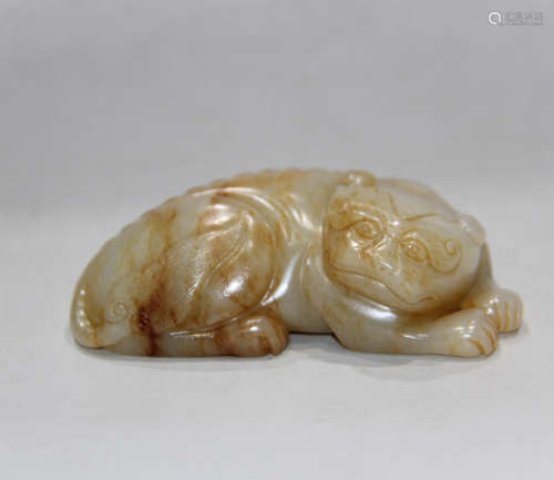 Chinese Ming And Qing Dynasties Hetian Jade Carving Ornaments