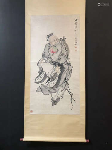 Chinese Exquisite Wu Guandai'S Painting On Paper