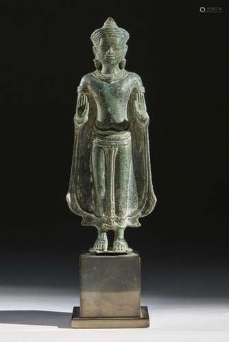 South Est Asian Art. A bronze figure of Buddha Sha…