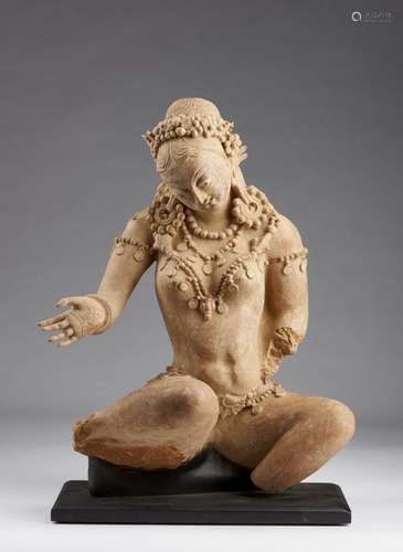 Indian Art. A large terracotta figure of Devata Pa…