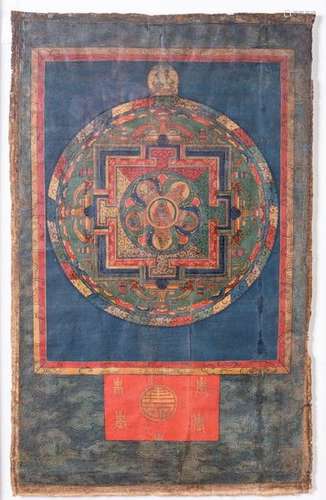 Himalayan Art. A thangka depicting the mandala of …