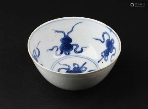 Chinese Art. A blue and white porcelain cup painte…