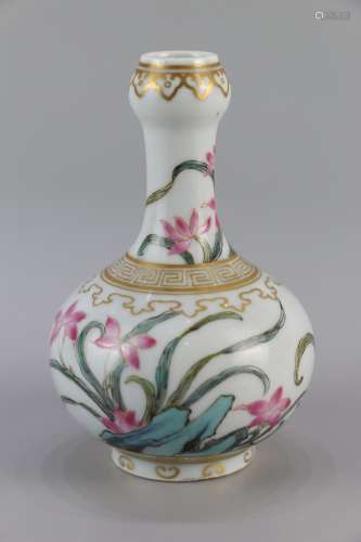 Pastel flower Ball Vase