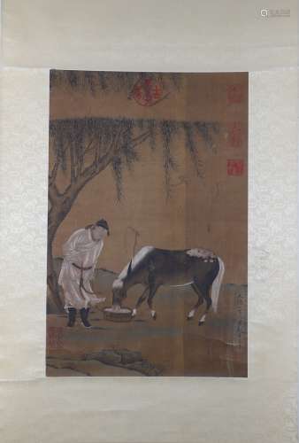 Zhao Ziang's horse feeding