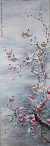 Yan Bolong flower and bird painting