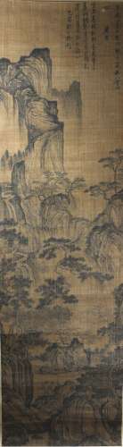 Tang Yin's landscape painting