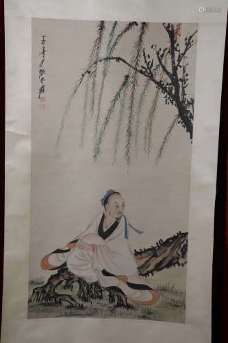 A Chinese painting by Zhang Daqian