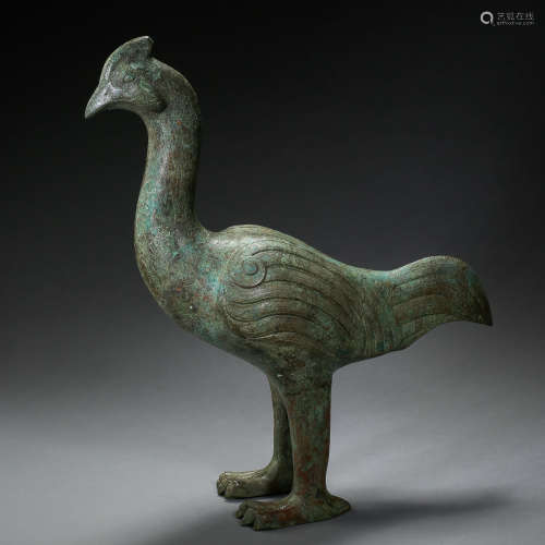 ANCIENT CHINESE BRONZE BIRD