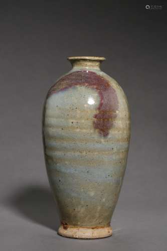 SONG DYNASTY, CHINESE JUN KILN PORCELAIN PLUM BOTTLE