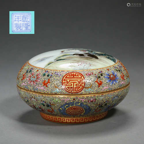 CHINESE ANCIENT WUCAI PORCELAIN POT