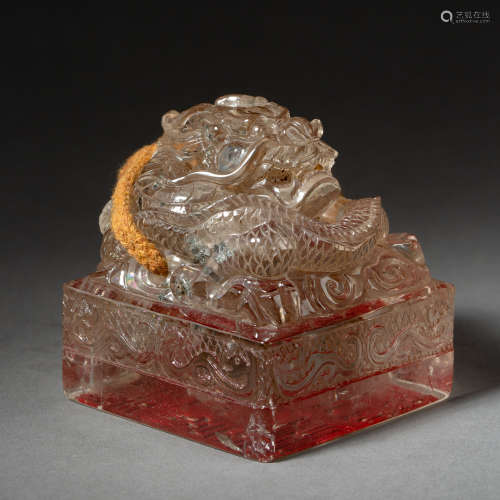 QING DYNASTY, CHINESE CRYSTAL SEAL