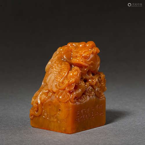 QING DYNASTY, CHINESE TIANHUANG STONE SEAL