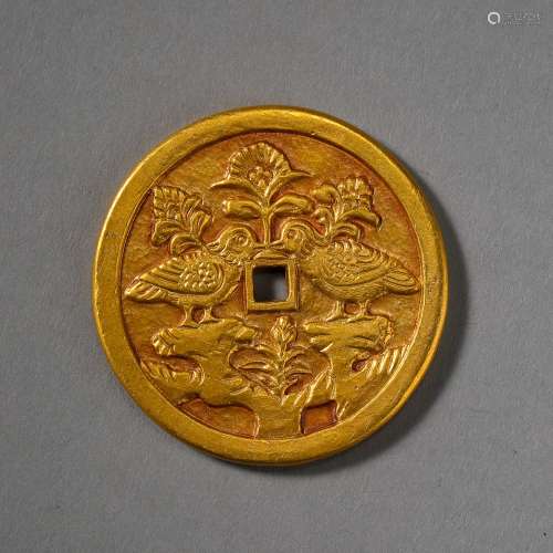 ANCIENT CHINESE PURE GOLD COIN
