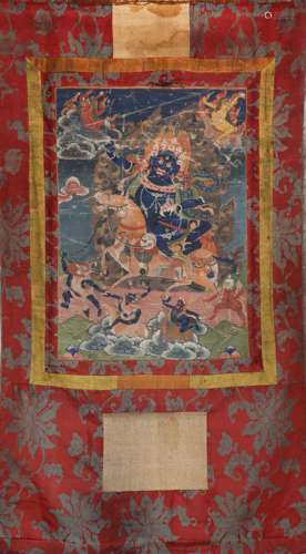 ANCIENT TIBETAN THANGKA