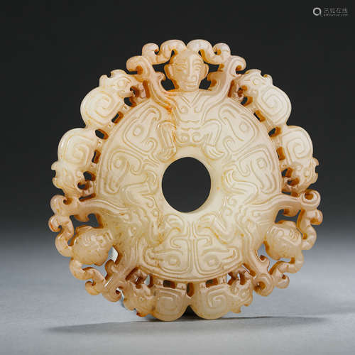 ANCIENT CHINESE HETIAN JADE BI