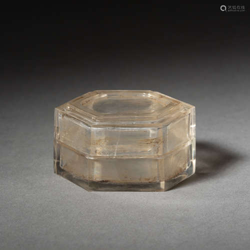 CHINA QING DYNASTY CRYSTAL BOX