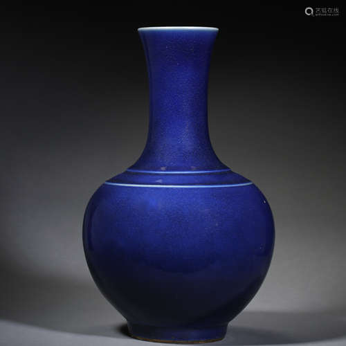 ANCIENT CHINESE MONOCHROME GLAZED BIG BOTTLE