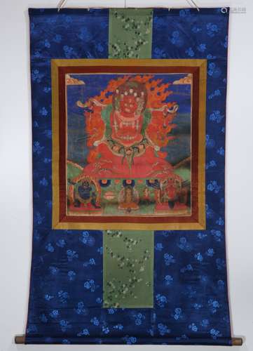 ANCIENT TIBETAN THANGKA