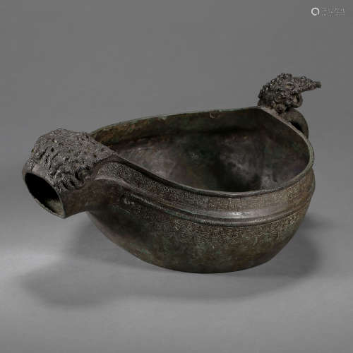 ANCIENT CHINESE BRONZE CUP