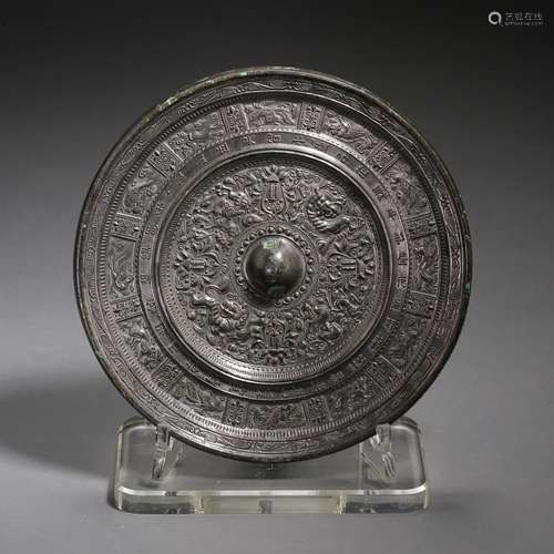 ANCIENT CHINESE BRONZE MIRROR