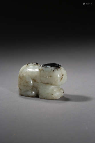 YUAN DYNASTY, CHINESE HETIAN JADE TIGER