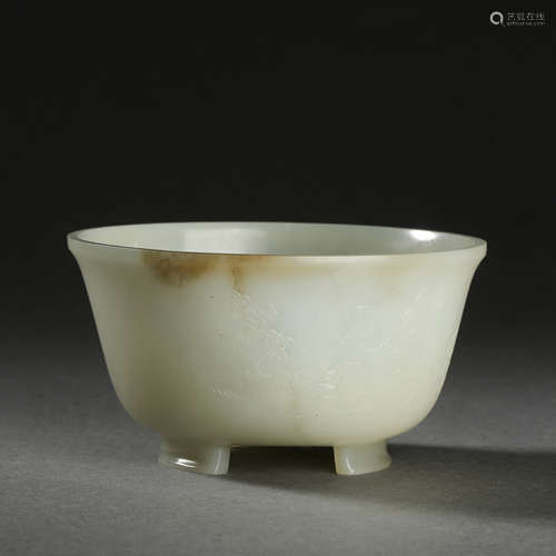 ANCIENT CHINESE HETIAN JADE BOWL