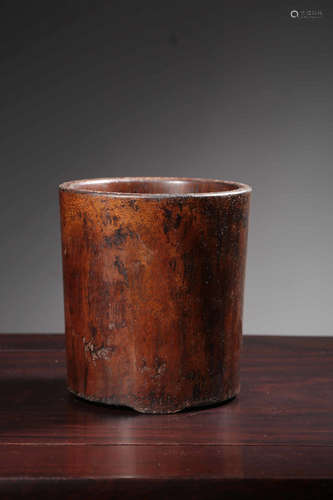 Chinese Huali/Hardwood Brush Pot