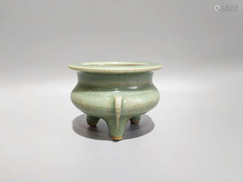 Chinese Song Longquan Celadon Glazed Censer