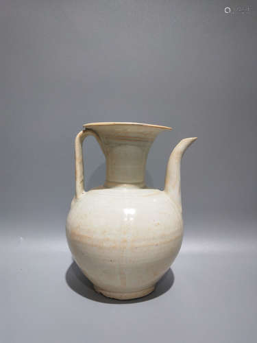 Chinese Song Pale Celadon Glazed Porcelain Pitcher