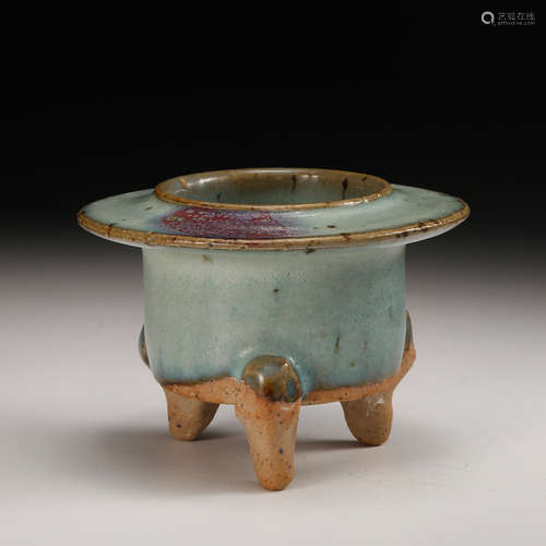 Chinese Junyao Porcelain Tripod Censer