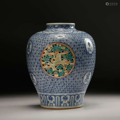 Chinese Blue White Porcelain Jar