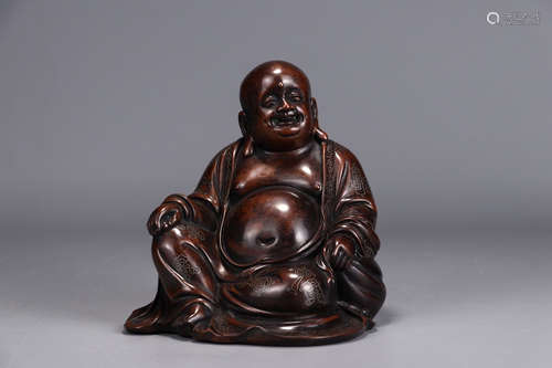 Chinese Bronze Figure Of Hotei