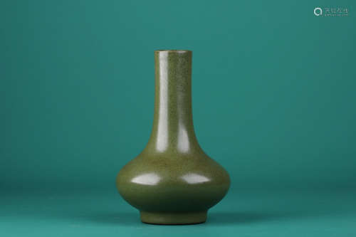 Chinese Tea Dust Glazed Porcelain Vase