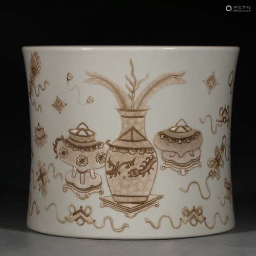 Chinese Porcelain Brush Pot