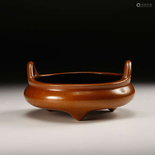 Chinese Bronze Tripod Censer