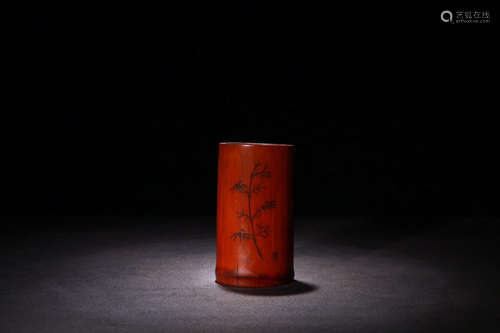 Chinese Bamboo Brush Pot