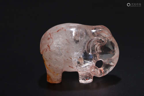 Chinese Crystal Elephant