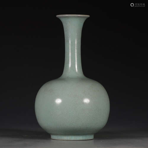 Chinese Ru Yao Style Porcelain Vase, Marked