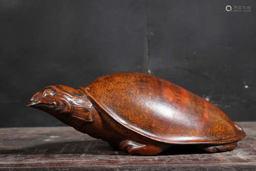 Chinese Bamboo Carved Turtle