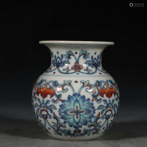 Chinese Doucai Porcelain Vase