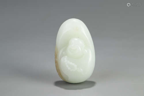 Chinese White Jade Pendant