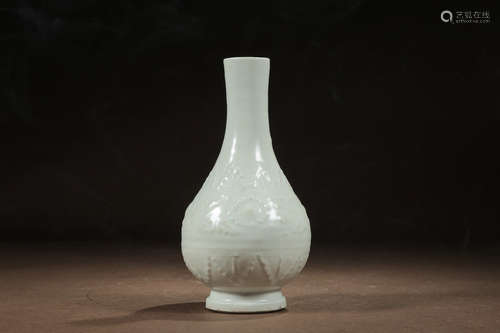 Chinese White Glazed Porcelain Vase