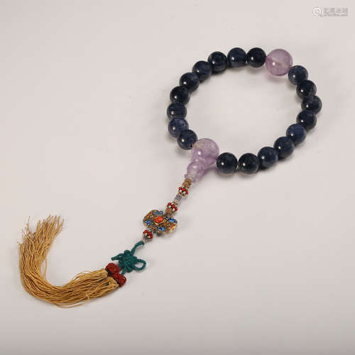 Chinese Sapphire Prayer Beads