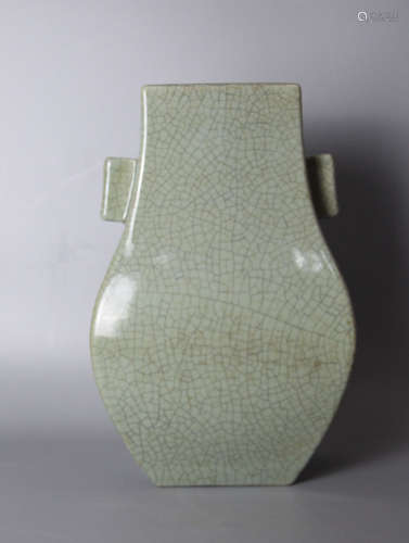 CHINESE Ge Yao Glazed Porcelain Vase With Mark