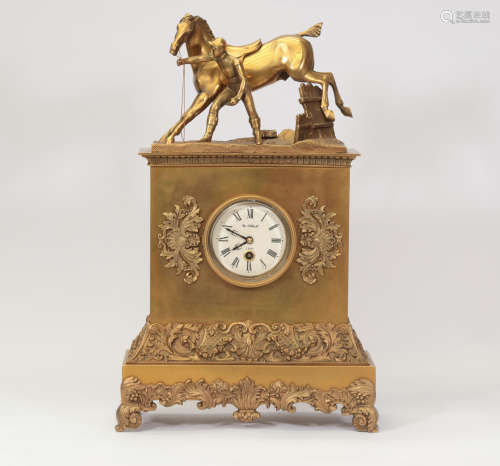 Bronze Gilt Clock 18th Century