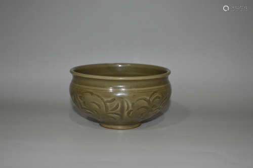 Chinese Yaozhou Kiln Porcelain Jar