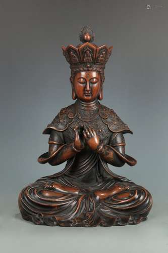 A Chinese Bronze Buddha